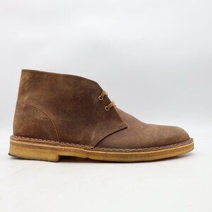 Clark’s Originals Desert Boot Men's Size 10.5 M Brown Leather Lace Up Chukka